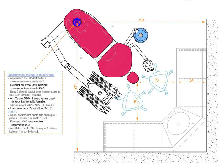 plan implantation fauteuil PACIFIC Airel Quetin